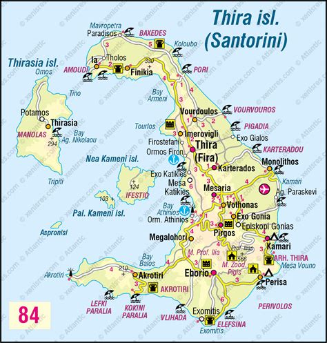 Printable Map Of Santorini